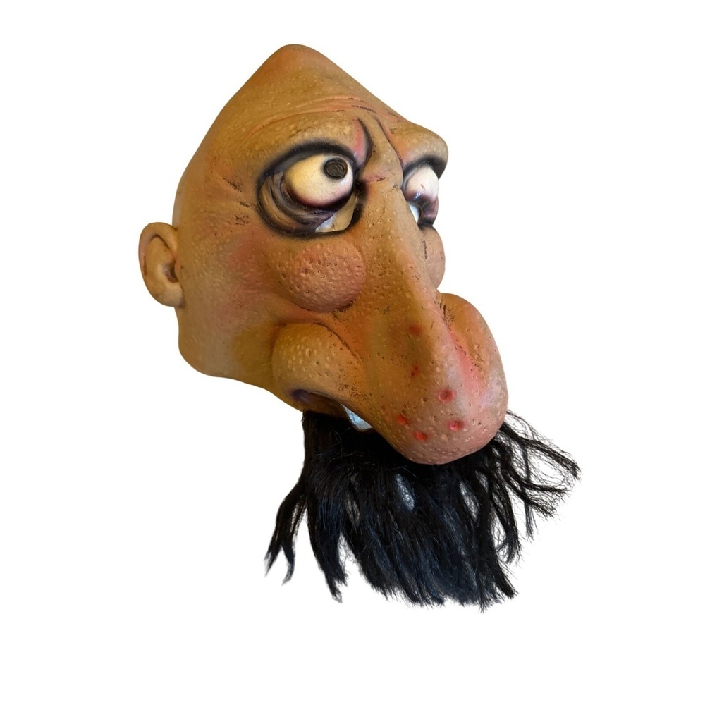 Vintage‎ 2001 The Paper Magic Group Latex Mask With Black Beard